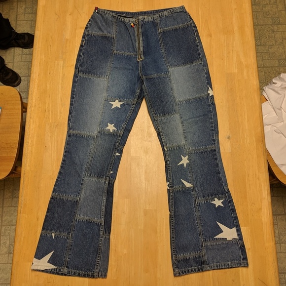 tommy hilfiger patchwork jeans
